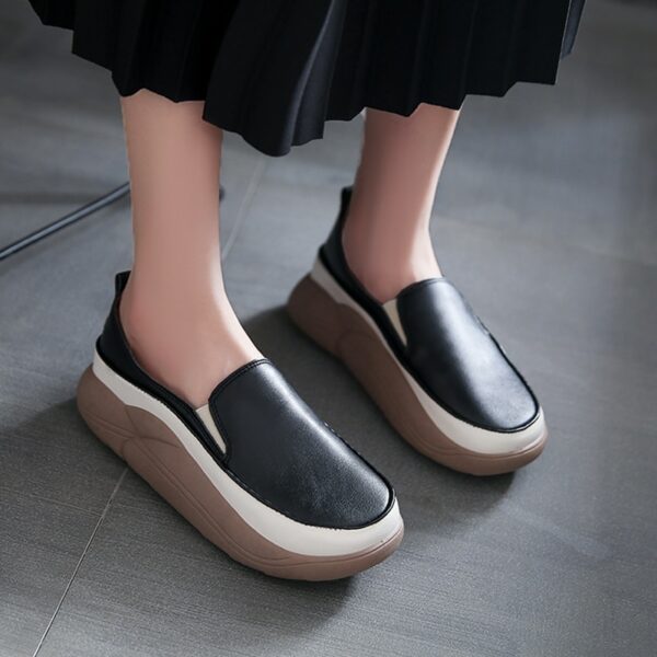 Women Fashion Platform Loafers