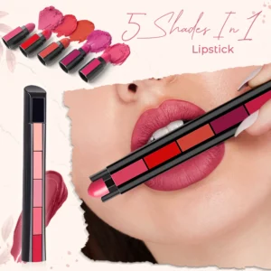 5 Color Velvet Matte Compact Lipstick