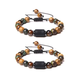 ASOLOGY TigeriteION Jasper Bracelets