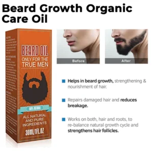 Beard Growth Organic Care Oil