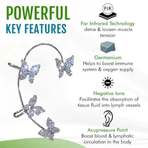 Beautification™ Magnetotherapy Body Detox Clip-On Earrings