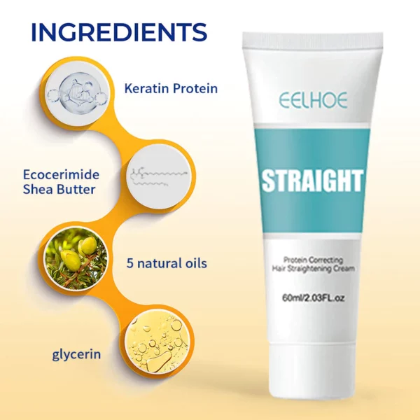 EELHOE Keratin Correcting Hair Straightening Cream