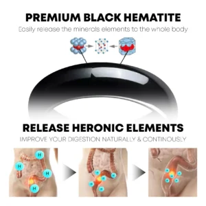 ELEA MagTherapeutic Hematite Ring