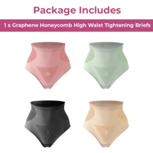 Graphene Honeycomb High Waist Tightening Briefs