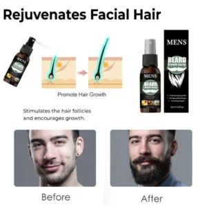 Mens Beard Hair Growth Spray