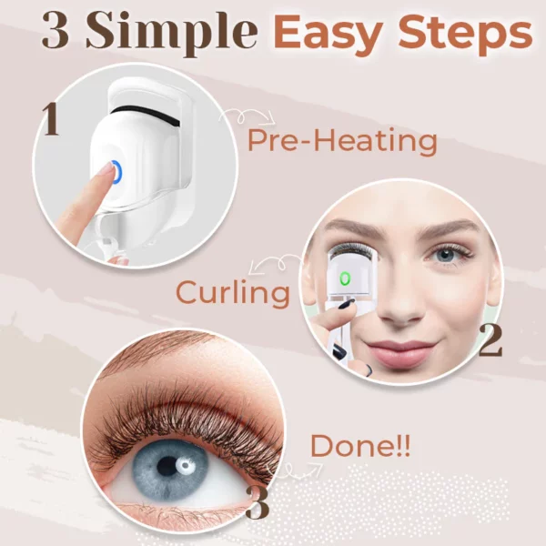 MuDina™ 4D Curly Heated Eyelash Curler