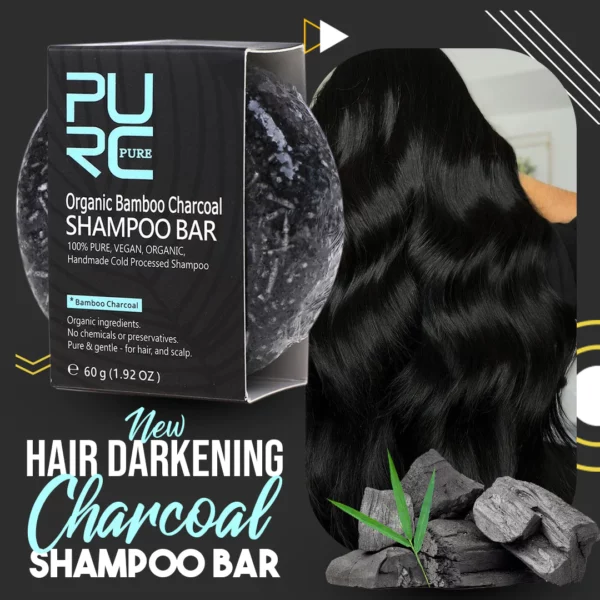 New Hair Darkening Charcoal Shampoo Bar