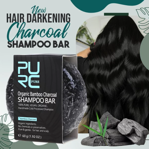 New Hair Darkening Charcoal Shampoo Bar