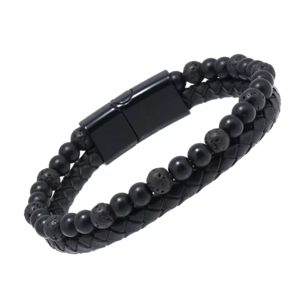 SLIMPro Hematite Lymphvity BeadedBracelet