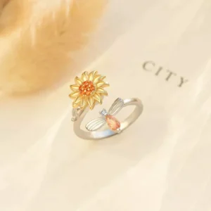 Sunflower Fidget Ring