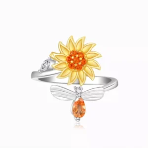 Sunflower Fidget Ring