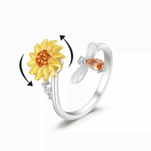 Sunflower Fidget Ring