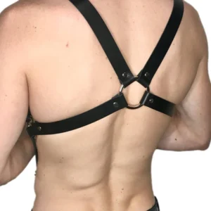 Beshape Acupressure Cellulite Burning Leather Mens Chest Harness