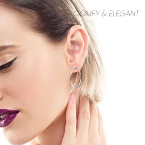 Classy Retractable Hoop Earrings