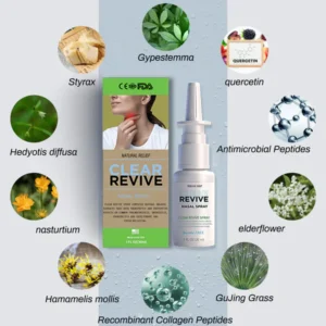 Clear Revive® Organic Herbal Lung Cleanse & Repair Nasal Spray PRO