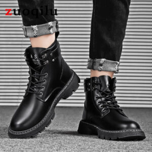 Handmade Leather Boots All Black