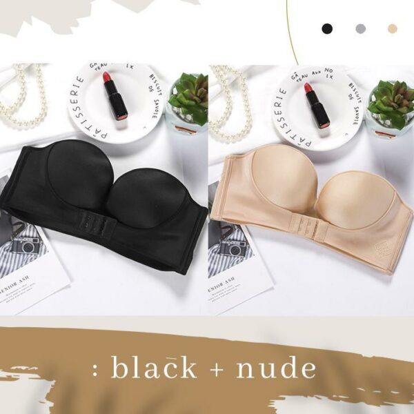 Hazelchrysanth™ Organic Cotton Strapless Bra