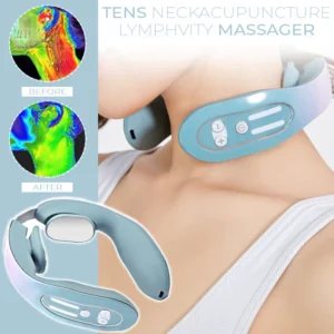 Microcurrent PulseAcupucnture Neck Lymphvity Massager