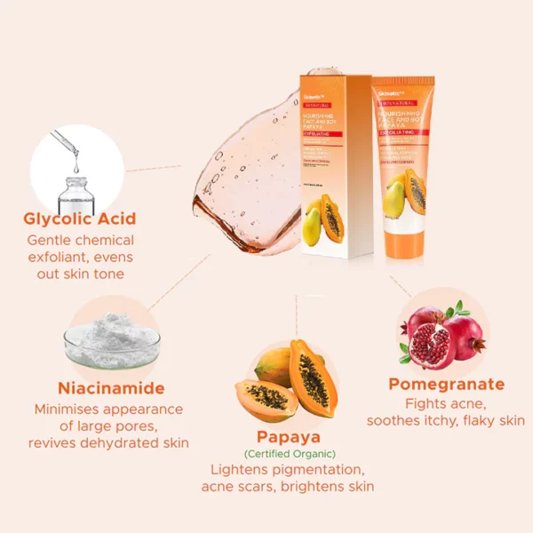 Skinetic™ Papaya Whitening Deep Exfoliator - Image 6