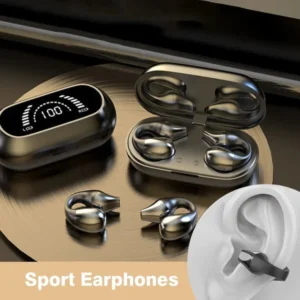 Wireless Ear Clip Bone Conduction Headphones