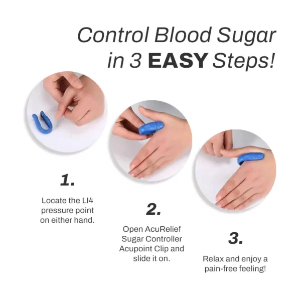 AcuRelief SugarController Acupoint Clip - Image 7