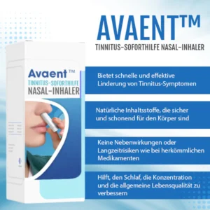 Avaent™ Tinnitus-Soforthilfe Nasal-Inhaler