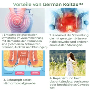 Deutsche Koltax™ Hämorrhoiden-Linderungscreme