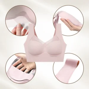 Fashion Deep Cut Wireless Bra