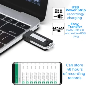 Guardian 1ClickON Secret USB Voice Recorder