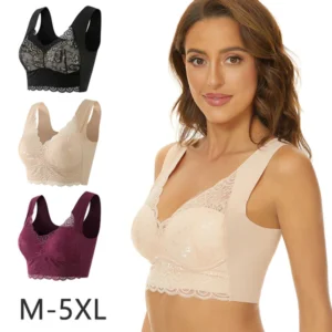 Healthfit℗ Tourmaline Lymphatic Detoxification Shaping and Powerful Lifting & Breast Enhancement Bra