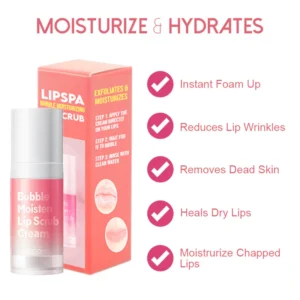 LIPSPA Bubble Moisturizing LipScrub