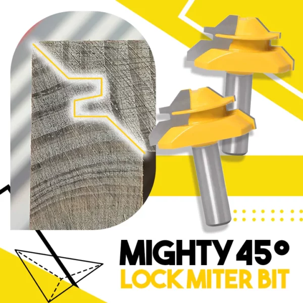 Mighty45° Lock Miter Bit