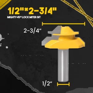 Mighty45° Lock Miter Bit