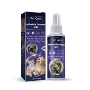 Pet Care Antibacterial Treatment Spray for Cats and Dogs