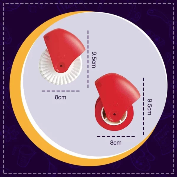 Pie Crust Wheel Cutter & Decorator Set