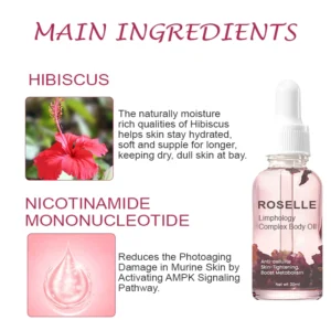 Roselle Lymphvity CelluFIRM NMN BodyOil