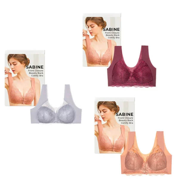 Sabine France Front Closure Beauty Back Comfy Bra