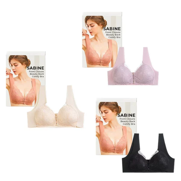 Sabine France Front Closure Beauty Back Comfy Bra