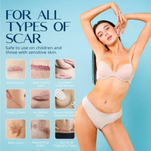 ScarDR® Silicone Scar Sheets - Dermatologically Tested in USA (1.6” x 60”）