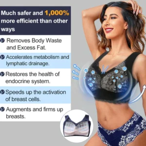 Side Breast Elimination Lymphvity Detoxification and Shaping & Powerful Lifting Bra