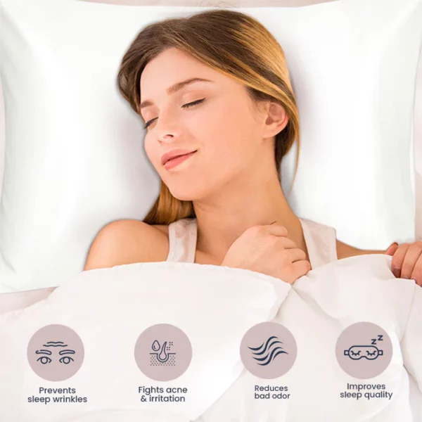 Thiccfitts™ Luxe Silk Anti-Acne Pillowcase