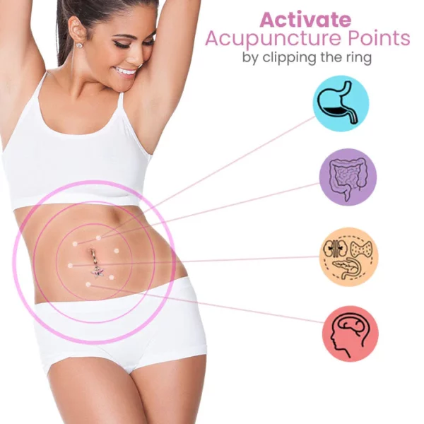 Zavadi PRO Magnetic Acupressure Navel Ring