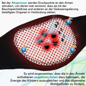 AcuSense™ Zucker Daunen Ionische Armstulpen