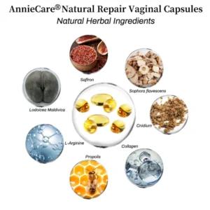 AnnieCare® Instant Itching Stopper & Natural Detox & Firming Repair & Pink and Tender Natural Capsules PRO