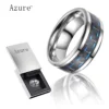 Azure™ Blue Carbon Titan Ring