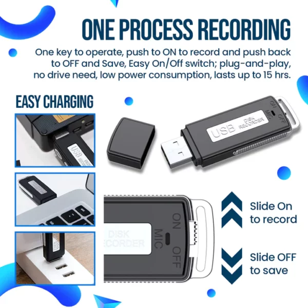 BullySpy™ USB Disguised Voice Recorder - Image 6