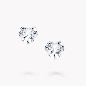 CLEANCA LymphDetox HeartPlatinum EarStuds