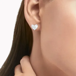 CLEANCA LymphDetox HeartPlatinum EarStuds