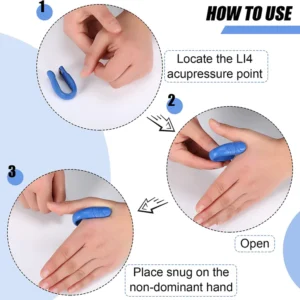 Detoxification and Slimming LI4 Acupressure Point Clip