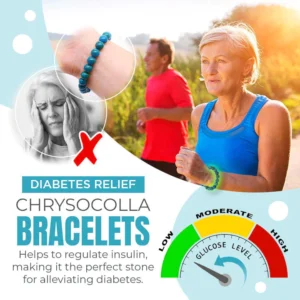 Diabetes Relief Chrysocolla Bracelets